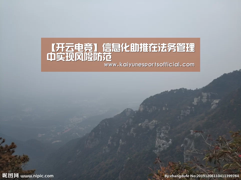 【开云电竞】信息化助推在法务管理中实现风险防范(图2)